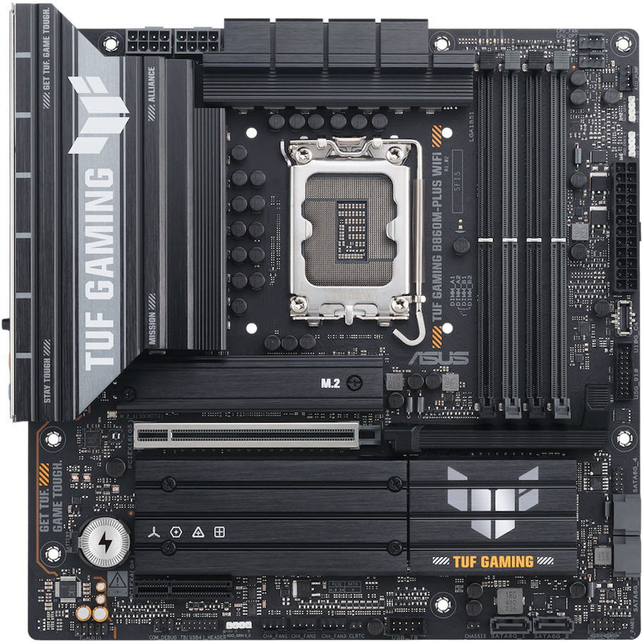 ASUS TUF GAMING B860M-PLUS WIFI mATX LG1851 DDR5 - product photo