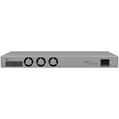 Ubiquiti Layer 3 switch with (24) 10GbE RJ45 ports and (2) 25G SFP28 ports – view 3