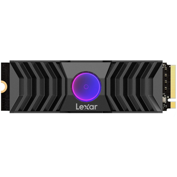 2TB High Speed PCIe Gen5 x4 M.2 NVMe up to 12,000 MB/s read and 11,000 MB/s write, RGB FAN heatsink – product image