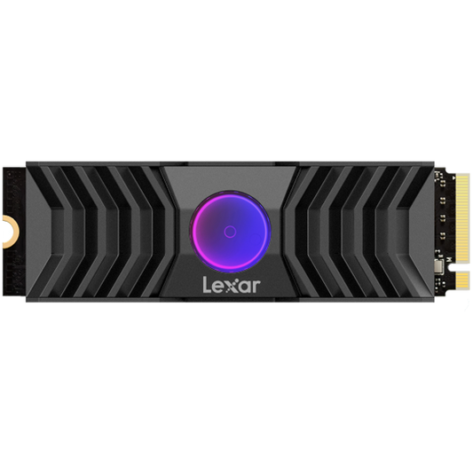 2TB High Speed PCIe Gen5 x4 M.2 NVMe up to 12,000 MB/s read and 11,000 MB/s write, RGB FAN heatsink – product image