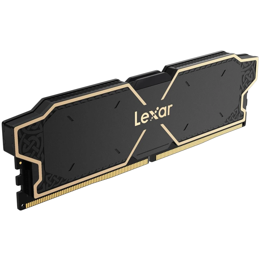 Lexar 2x8GB THOR DDR5 6000 CL38 1.3V Memory with heatsink, Dual pack, Black Color – product image