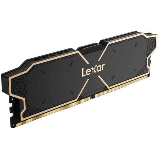 Lexar 2x8GB THOR DDR5 6000 CL38 1.3V Memory with heatsink, Dual pack, Black Color – product image