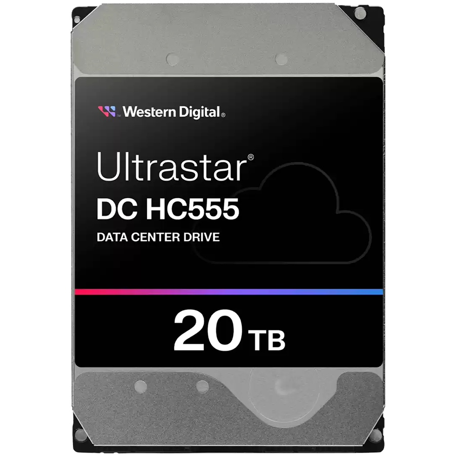 HDD Server WD/HGST ULTRASTAR DC HC555 (3.5'', 20TB, 512MB, 7200RPM, SATA 6Gb by Western Digital – product photo
