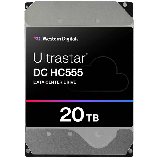 HDD Server WD/HGST ULTRASTAR DC HC555 (3.5'', 20TB, 512MB, 7200RPM, SATA 6Gb by Western Digital – product photo
