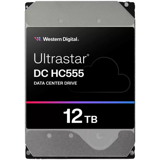 HDD Server WD/HGST ULTRASTAR DC HC555 (3.5'', 12TB, 512MB, 7200RPM, SAS 12Gb by Western Digital – product photo