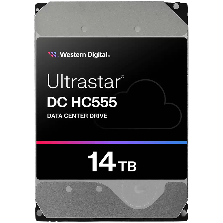 HDD Server WD/HGST ULTRASTAR DC HC555 (3.5’’, 14TB, 512MB, 7200RPM, SAS 12Gb by Western Digital – product photo