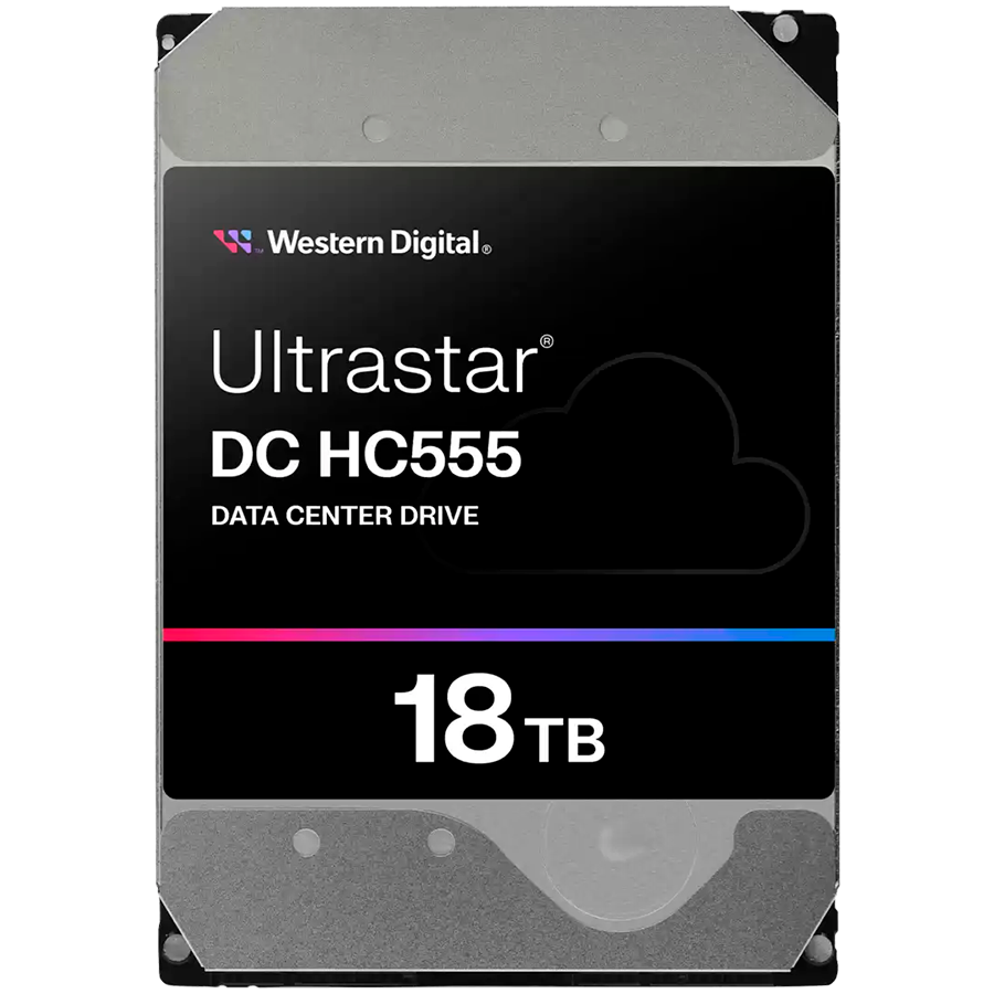 HDD Server WD/HGST ULTRASTAR DC HC555 (3.5’’, 18TB, 512MB, 7200RPM, SAS 12Gb by Western Digital – product photo
