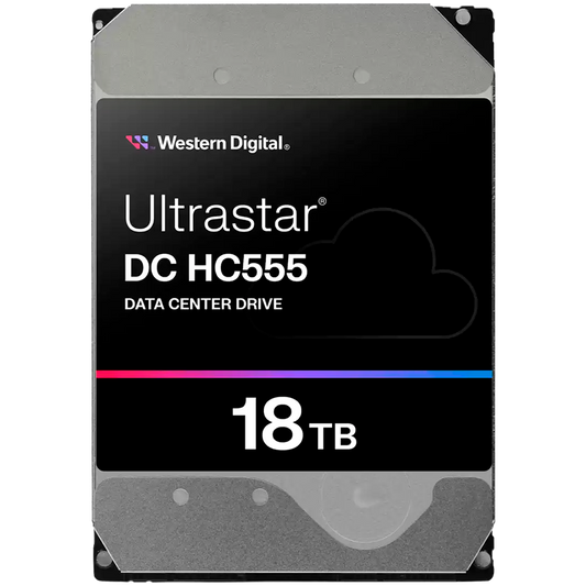 HDD Server WD/HGST ULTRASTAR DC HC555 (3.5’’, 18TB, 512MB, 7200RPM, SAS 12Gb by Western Digital – product photo
