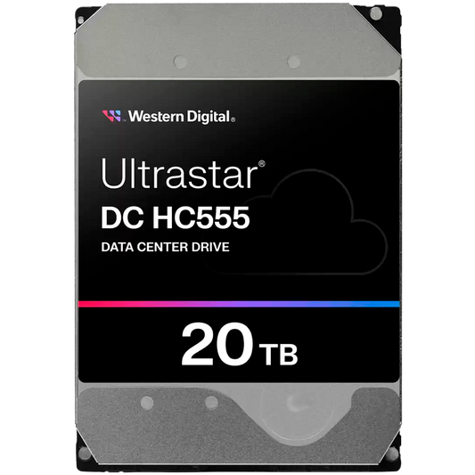HDD Server WD/HGST ULTRASTAR DC HC555 (3.5’’, 20TB, 512MB, 7200RPM, SAS 12Gb by Western Digital – product photo