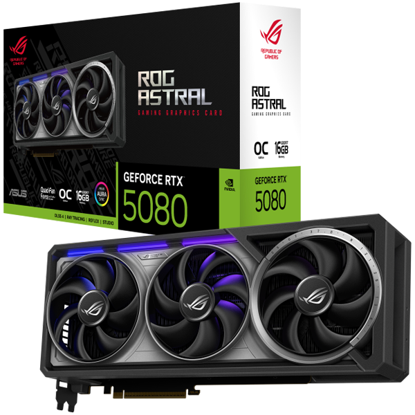 ASUS ROG Astral GeForce RTX 5080 OC Edition 16GB GDDR7