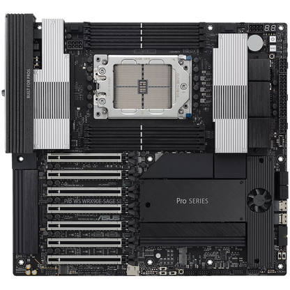 ASUS PRO WS WRX90E-SAGE SE sTR5 EEB workstation MB – alternate product view 2