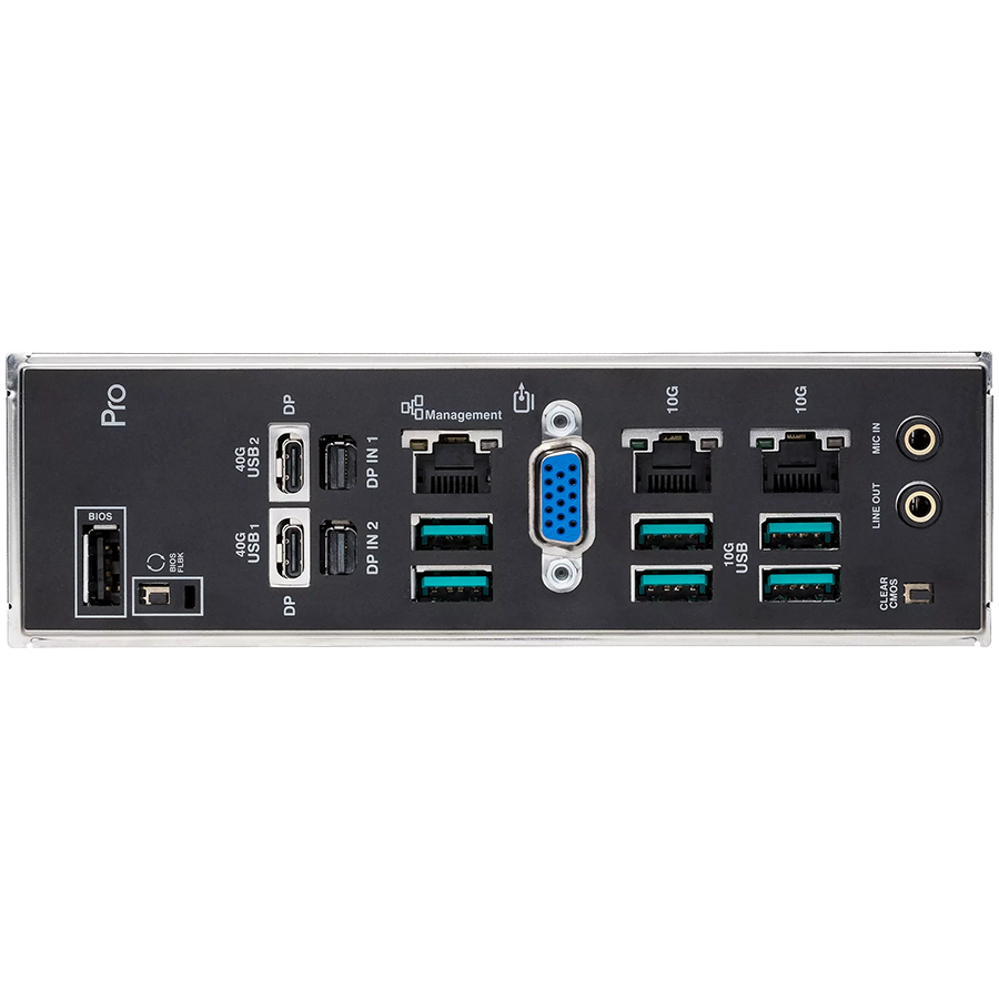 ASUS PRO WS WRX90E-SAGE SE sTR5 EEB workstation MB – alternate product view 3