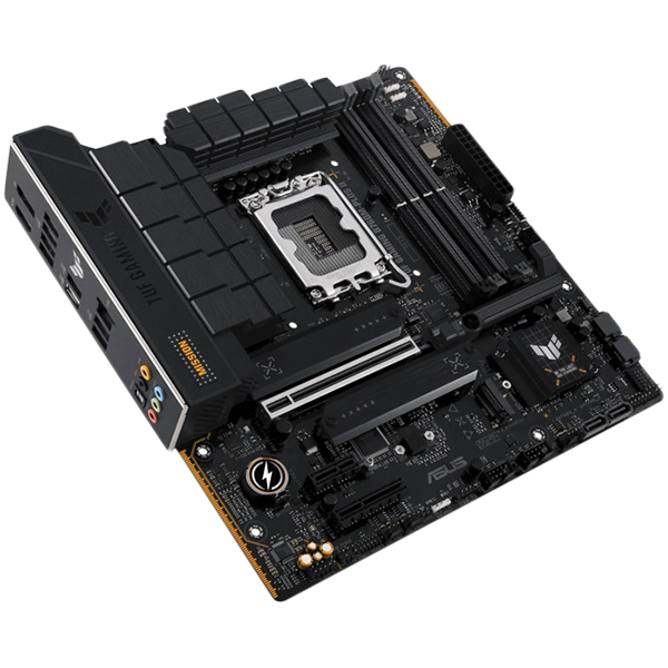ASUS Intel B760 (LGA 1700) mATX motherboard with DDR5 – alternate product view 2