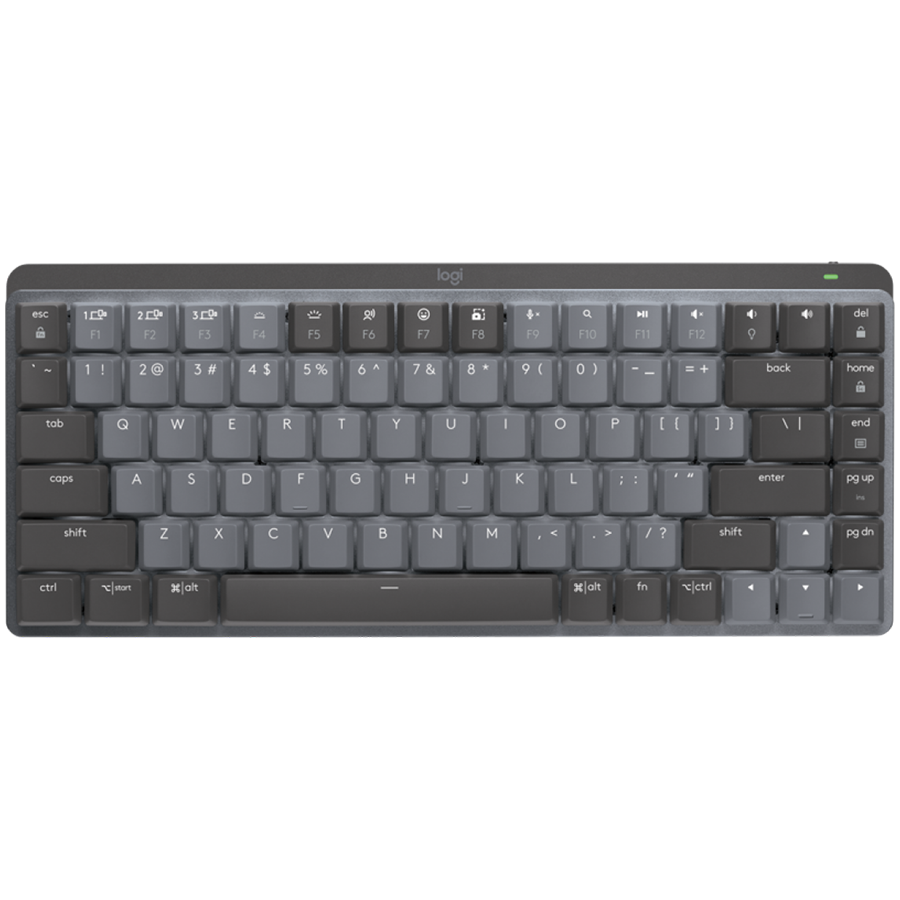 Logitech MX Mechanical Mini Bluetooth Illuminated Keyboard - Graphite - Tactile - product photo