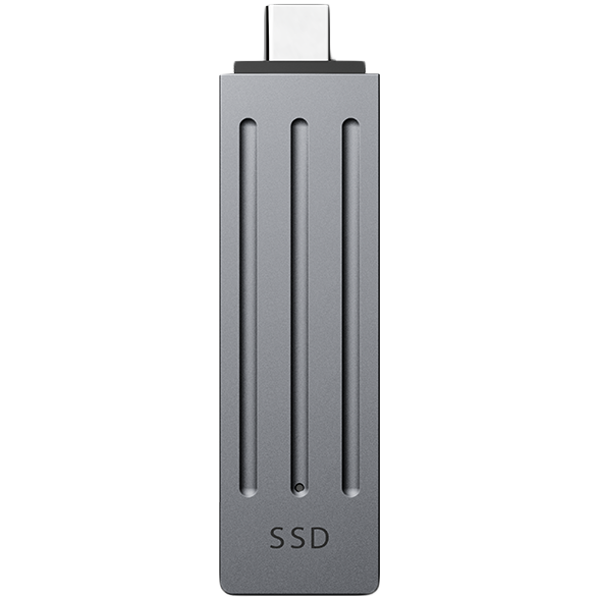 SEAGATE SSD External Ultra Compact (2.5'/1TB/USB 3.1 TYPE C) Dark Grey – alternate product view 2