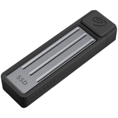 SEAGATE SSD External Ultra Compact (2.5'/1TB/USB 3.1 TYPE C) Dark Grey – alternate product view 3