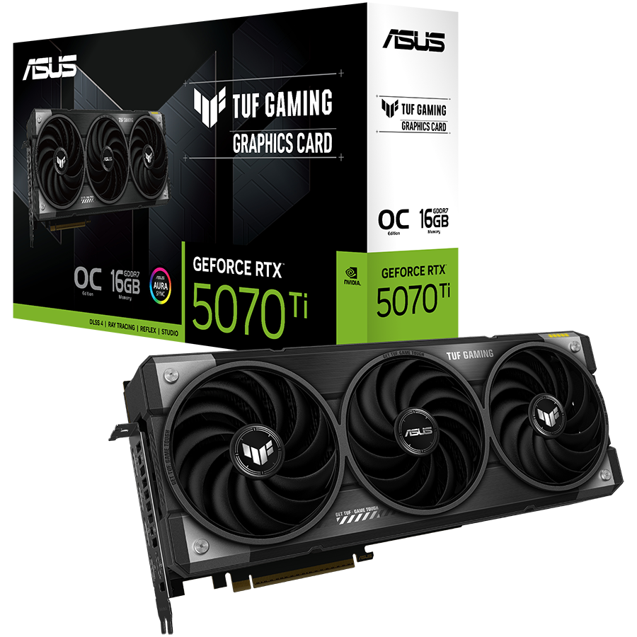 ASUS TUF Gaming GeForce RTX 5070 Ti OC Edition 16GB GDDR7