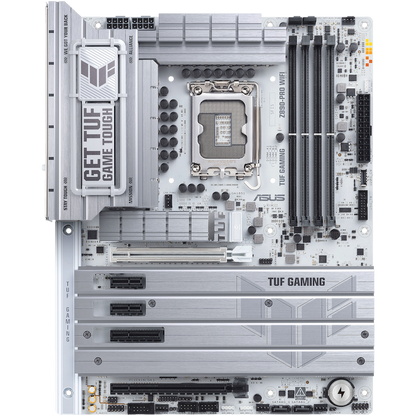 ASUS TUF GAMING Z890-PRO WIFI LGA1851 ATX gaming MB - Intel Z890 4xDIMM DDR5 4xM.2 4xSATA PCIe 5.0 2.5Gb Ethernet WiFi 7 + Bluetooth 1xDisplayPort 1xHDMI 2xIntel Thunderbolt 4 ports (USB Type-C) with Aura Sync - image 2
