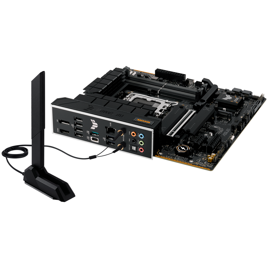 ASUS TUF GAMING B760M-PLUS WIFI II LGA1700 mATX MB – alternate product view 3