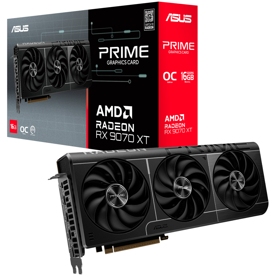 ASUS Prime Radeon RX 9070 XT OC Edition 16GB GDDR6