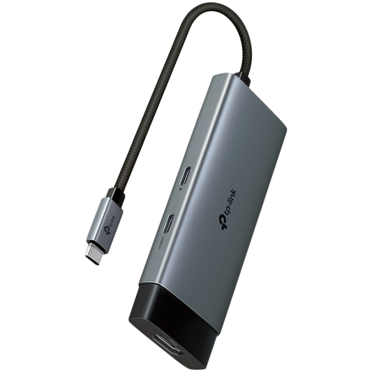 TP-Link UH5020C USB Type-C 5-Port Hub, 1x USB-C Connector, 1x HDMI 4K 60Hz Port, 1x USB-C PD 100W Port, 2x – product photo