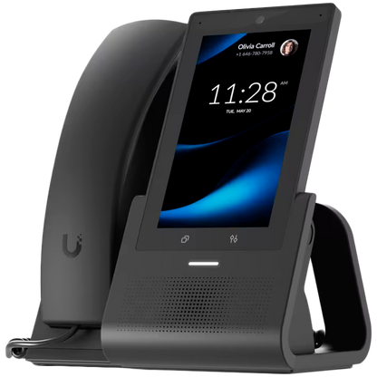 Ubiquiti UniFi UTP-G3-Touch-Pro desktop smartphone for UniFi Talk, featuring a 5inch touch display and seamless integration with UniFi applications - image 2