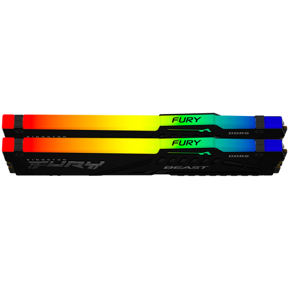 Kingston DRAM 64GB 6000MT/s DDR5 CL36 DIMM (Kit of 2) FURY Beast RGB EXPO – alternate product view 2
