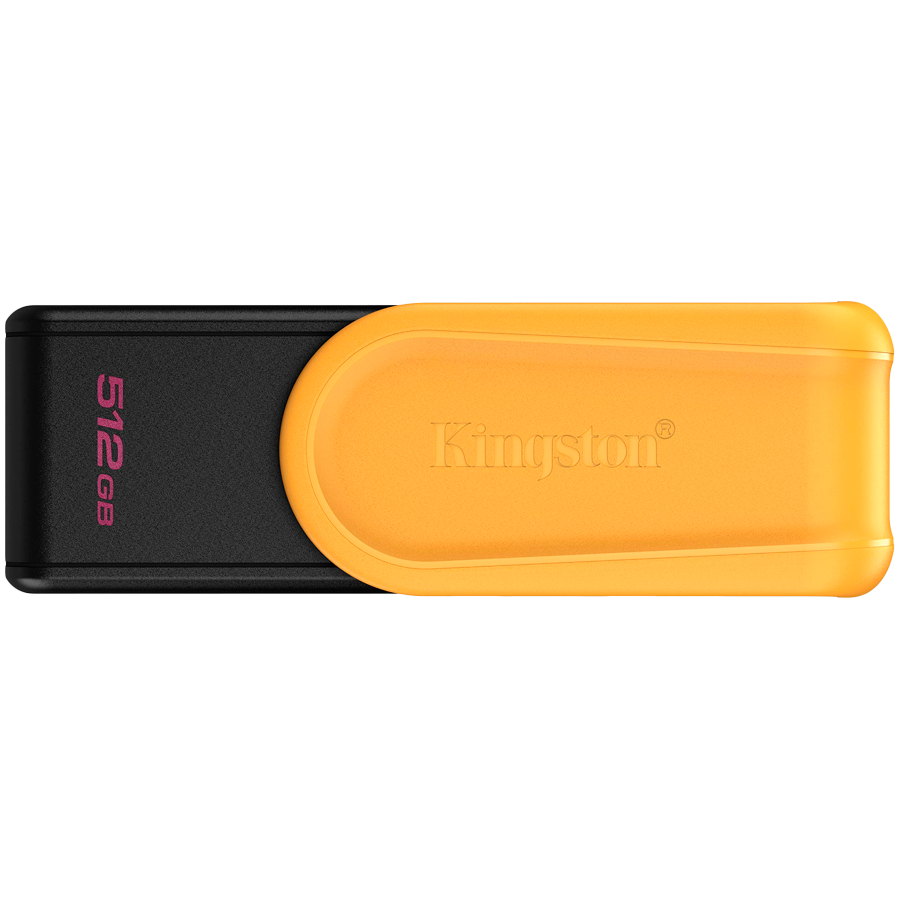 Kingston 512GB Portable USB 3.2 Gen 1 DataTraveler Exodia S (Black/Yellow)