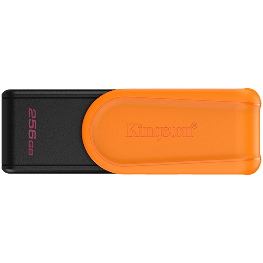 Kingston 256GB Portable USB 3.2 Gen 1 DataTraveler Exodia S (Black/Orange)