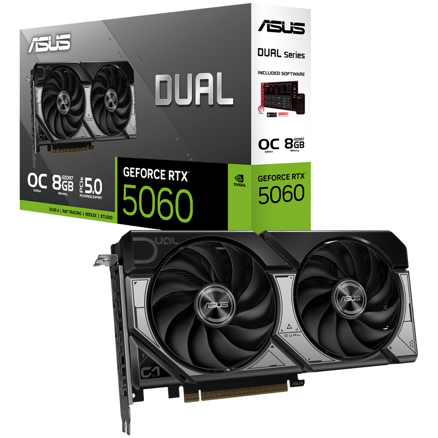 ASUS Dual GeForce RTX 5060 OC Edition 8GB GDDR7