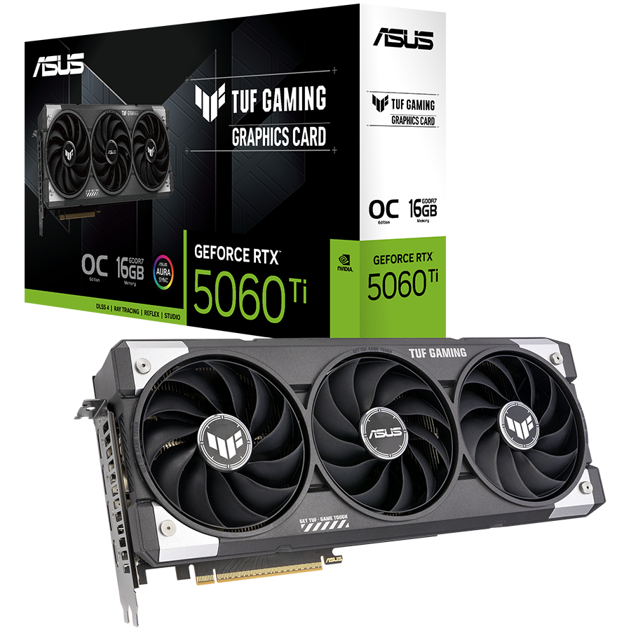 ASUS TUF Gaming GeForce RTX 5060 Ti OC Edition 16GB GDDR7