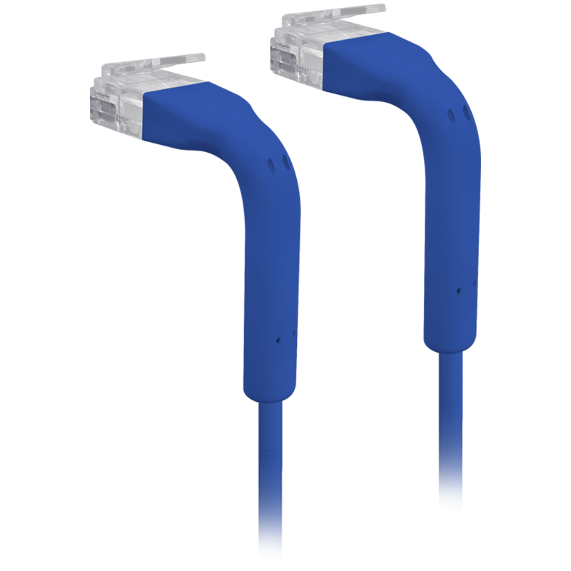 Ubiquiti UniFi Patch Cable U-Cable-Patch-2M-RJ45-BL Ultra-thin patch cable with bendable boots designed for – product photo