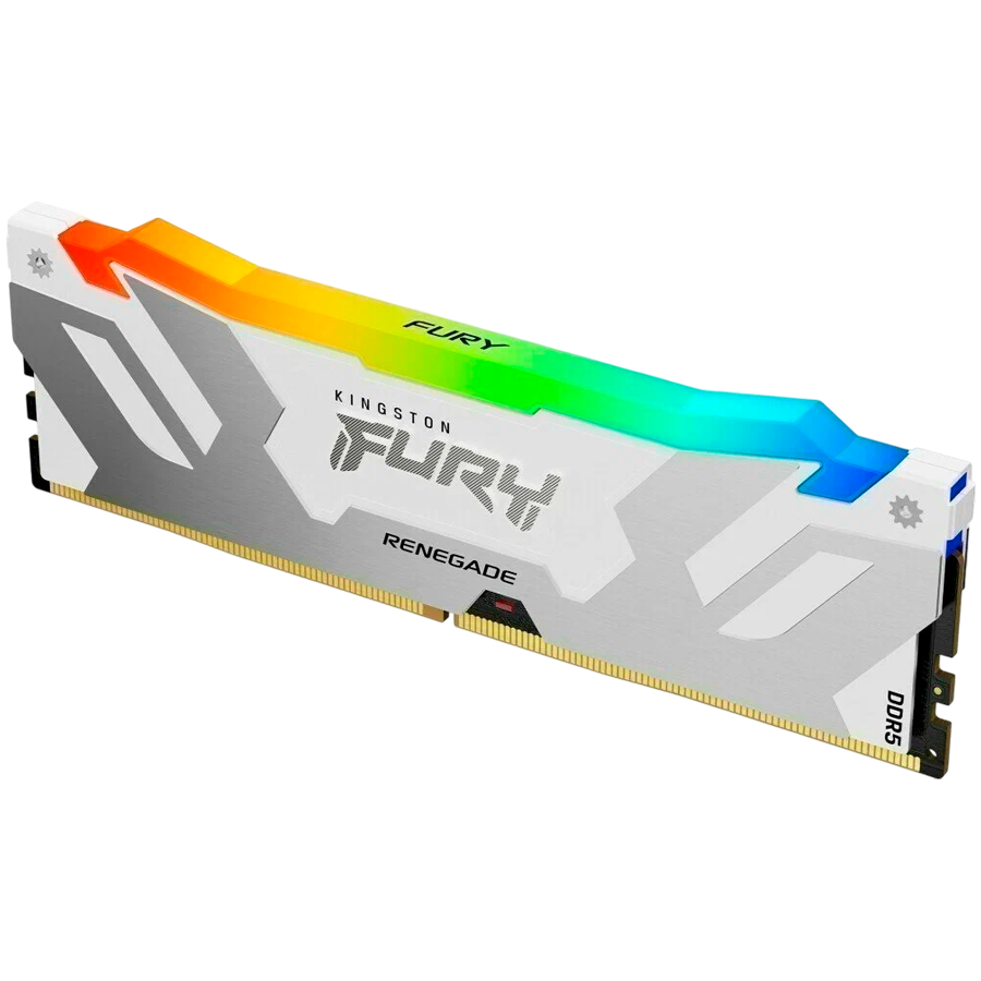 Kingston 24GB 8000MT/s DDR5 CL38 DIMM FURY Renegade RGB White