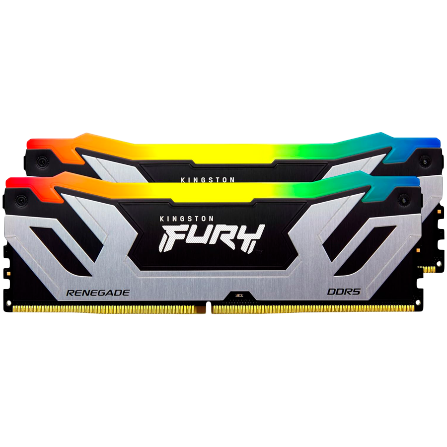 Kingston 48GB 8800MT/s DDR5 CL42 CUDIMM (Kit of 2) FURY Renegade RGB Silver – alternate product view 2