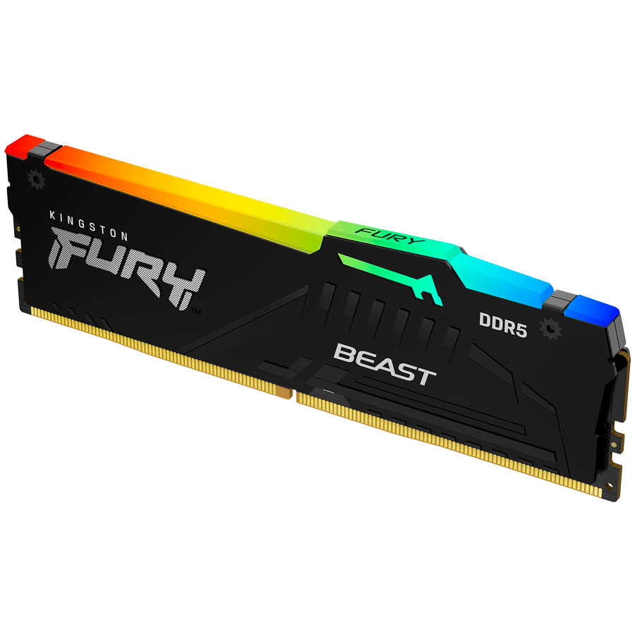 Kingston 64GB 5600MT/s DDR5 CL36 DIMM FURY Beast RGB