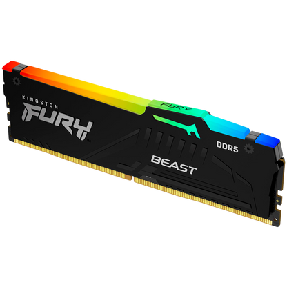 Kingston 64GB 5600MT/s DDR5 CL36 DIMM FURY Beast RGB