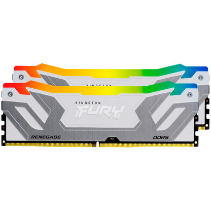 Kingston 48GB 8800MT/s DDR5 CL42 CUDIMM (Kit of 2) FURY Renegade RGB White – alternate product view 2