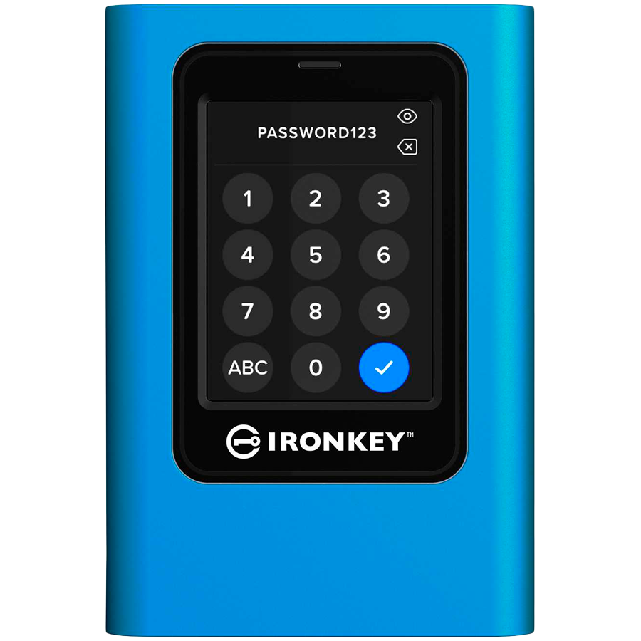 Kingston SSD 7680GB IronKey Vault Privacy 80 XTS-AES 256-bit Encrypted External SSD, EAN: 740617341409