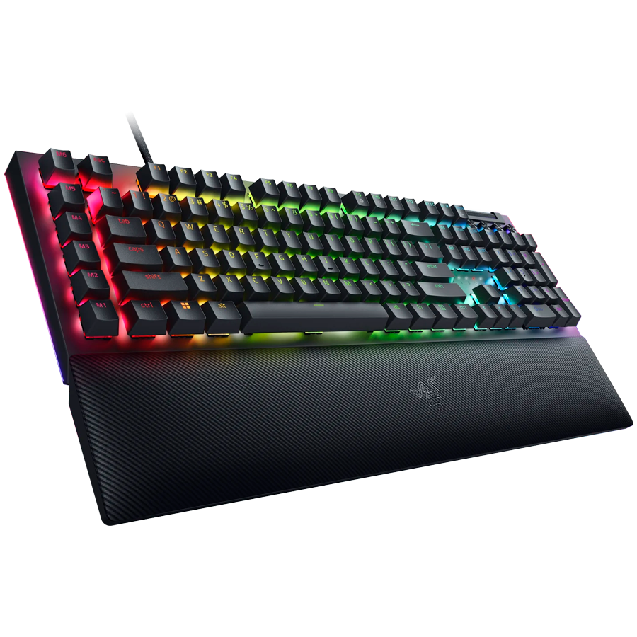 RAZER BlackWidow V4 (Yellow Switch) Gaming Keyboard - US Layout – alternate product view 2