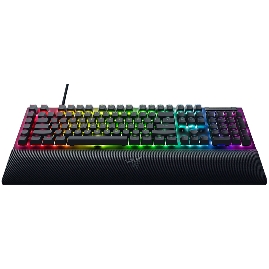 RAZER BlackWidow V4 (Yellow Switch) Gaming Keyboard - US Layout – alternate product view 4