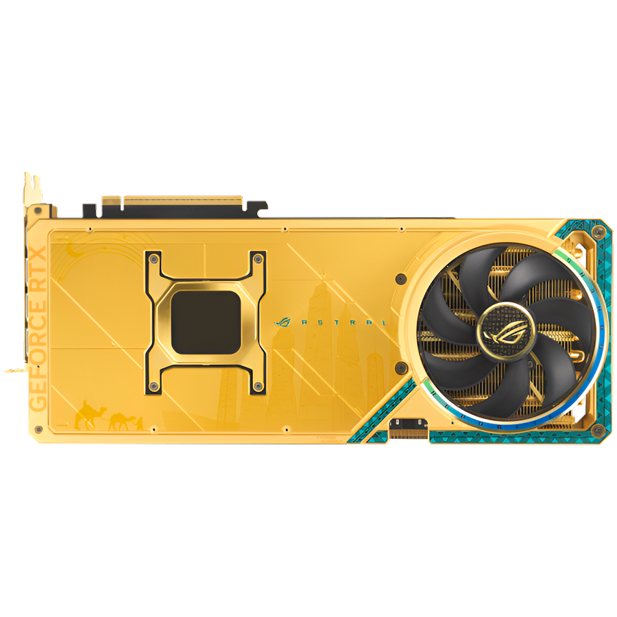 ASUS Video Card NVidia ROG-ASTRAL-RTX5090- O32G-DHAHAB-EDITION – alternate product view 4
