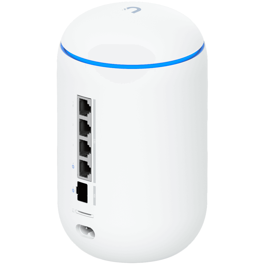 Ubiquiti UniFi UDR7 Dream Router 7 Desktop 10G Cloud Gateway with integrated WiFi 7, PoE switch, microSD storage, – view 4