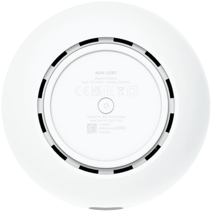 Ubiquiti UniFi UDR7 Dream Router 7 Desktop 10G Cloud Gateway with integrated WiFi 7, PoE switch, microSD storage, – view 5