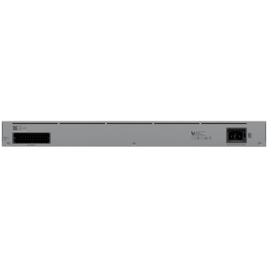 Ubiquiti 24-port, Layer 3 Etherlighting switch with 2.5 GbE, 8x 2.5 GbE RJ45 ports, 16x GbE RJ45 ports, 2x 10G SFP+ – view 4