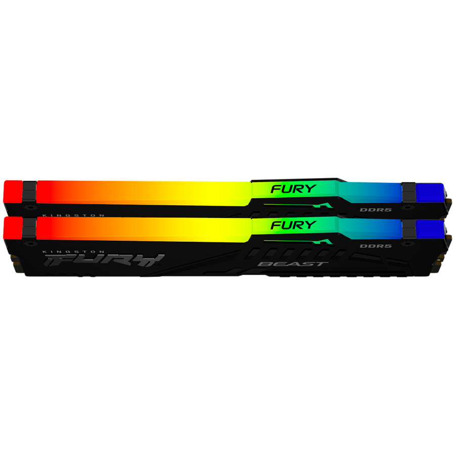 Kingston 32GB 6000MT/s DDR5 CL30 DIMM (Kit of 2) FURY Beast RGB EXPO – alternate product view 2