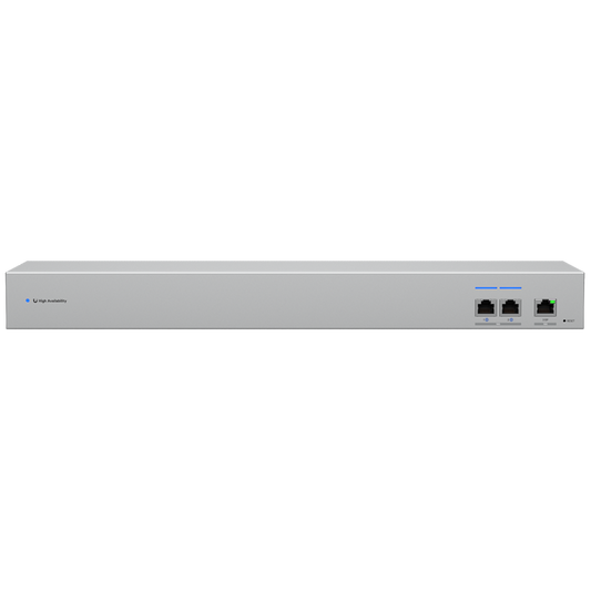 Ubiquiti WAN Switch USW-WAN-EU 10G SFP+ linking two Shadow Mode High Availability UniFi Gateways to a single – product photo