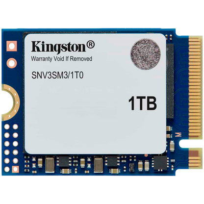 Kingston 1TB NV3 SSD M.2 2230 PCIe 4.0 NVMe, Read: 6,000/ Write: 4,000MB/s