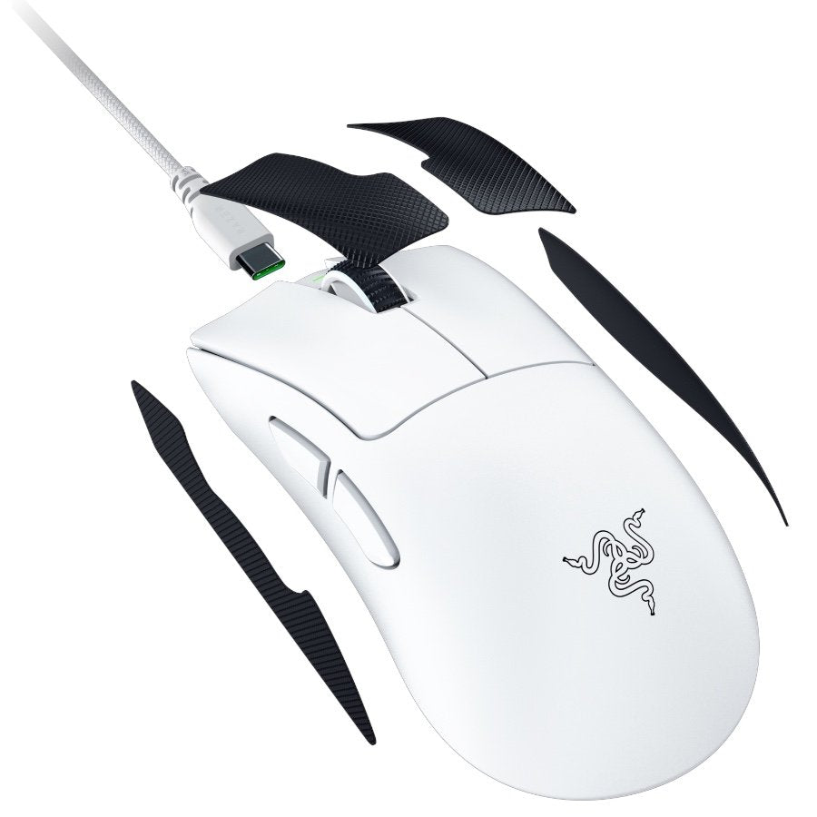 RAZER DeathAdder V4 Pro Gaming Mouse - White – alternate product view 3