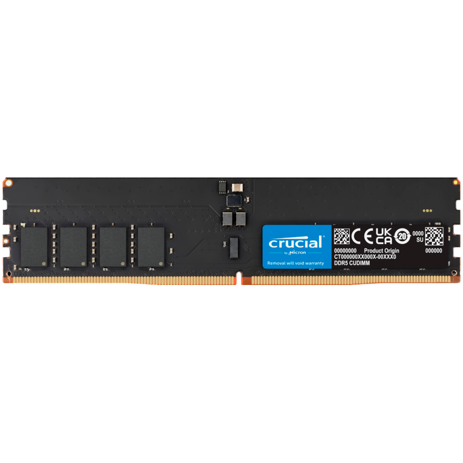 Crucial 16GB DDR5-6400 CUDIMM CL52 (16Gbit)
