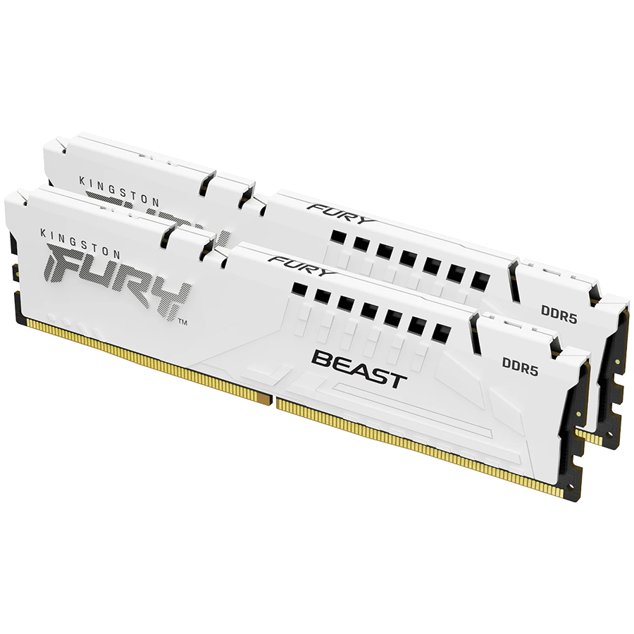 Kingston 64GB 6000MT/s DDR5 CL30 DIMM (Kit of 2) FURY Beast White EXPO